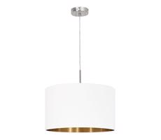 Eglo Eglo 78695 - Luster na lanku PASTERI 1xE27/60W/230V biela