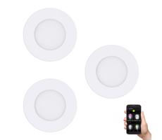 Eglo Eglo 900099-SADA 3x LED Stmievateľné kúpeľňové svietidlo FUEVA-Z  LED/2,8W/230V IP44