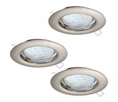 Eglo Eglo 94237 - SADA 3x LED Podhľadové svietidlo PENETO 3xGU10-LED/3W/230V