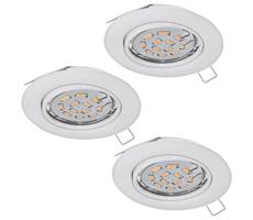 Eglo Eglo 94406 - SADA 3x LED Podhľadové svietidlo PENETO 3xGU10-LED/5W/230V