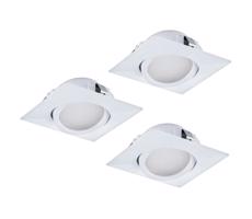 Eglo Eglo 95844 - SADA 3x LED podhľadové svietidlo PINEDA 1xLED/6W/230V