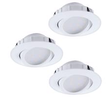 Eglo Eglo 95857- SADA 3x LED Stmievateľné podhľadové svietidlo PINEDA 1xLED/5,5W/230V