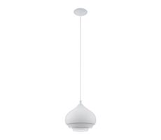 Eglo Eglo 96883 - Luster na lanku CAMBORNE 1xE27/60W/230V biela