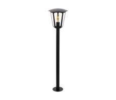 Eglo Eglo 98123 - Vonkajšia lampa MONREALE 1xE27/60W/230V IP44 výška 995 čierna