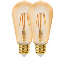 Eglo SADA 2x LED Žiarovka VINTAGE ST64 E27/6W/230V 2200K - Eglo 11783