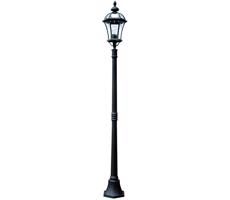 Elstead Garden Zone - Vonkajšia lampa LEDBURY 1xE27/100W/230V IP44 čierna