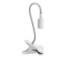 Flexibilná stolná lampa s klipom CLIP 1xE27/30W/230V biela