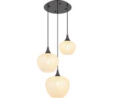 Globo Globo 15548-3HK - Luster na lanku MAXY 3xE27/40W/230V biela/antracit