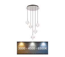 Globo Globo 16042-5HC - LED Luster na lanku AIDA 5xLED/6,6W/230V 3000K/4500K/6500K