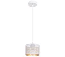 HEXE Luster na lanku ALDO 1xE27/60W/230V pr. 15 cm biela