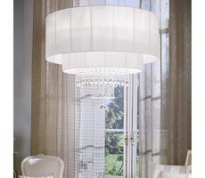 Ideal Lux Ideal Lux - Krištáľový luster na lanku OPERA 10xE27/60W/230V pr. 90 cm biela