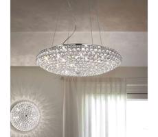 Ideal Lux Ideal Lux - LED Krištáľový luster na lanku KING 12xG9/3W/230V pr. 65 cm chróm