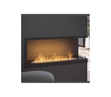 InFire InFire - Rohový BIO krb 110x45 cm 3kW čierna