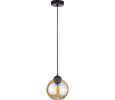 Keter Lighting Luster na lanku AMBRE BLACK 1xE27/60W/230V