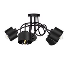 Keter Lighting Prisadený luster SIMPLY BLACK 5xE27/60W/230V