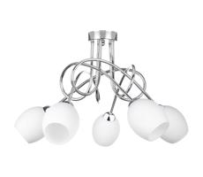 Keter Lighting Prisadený luster TWIST WHITE 5xE14/40W/230V