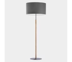 Lampa stojacia DEVA 1xE27/25W/230V šedá