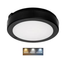 LED Kúpeľňové stropné svietidlo NAIROS LED/12W/230V 3000/4000/6500K IP65 čierna