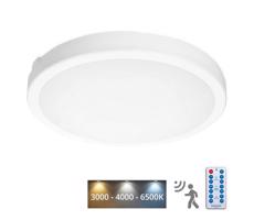 LED Kúpeľňové stropné svietidlo so senzorom NAIROS LED/36W/230V IP65 biela + DO