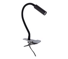 LED Lampa s Klipom LAGOS 1xG9/3W/230V čierna