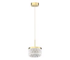 LED Luster na lanku ELEGANCE LED/9W/230V pr. 15 cm zlatá