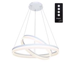 LED Luster na lanku RING s diaľkovým ovládačom LED/60W/230V