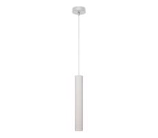 LED Luster na lanku TUBA 1xGU10/4,8W/230V biela