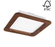 LED Podhľadové svietidlo WOODY SPOT LED/17W/230V 3000K čerešňa 18,5x18,5 cm