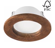 LED Podhľadové svietidlo WOODY SPOT LED/5,5W/230V 4000K čerešňa ø 10 cm