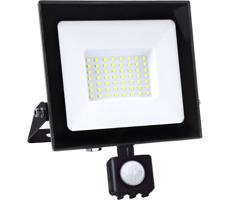 LED Reflektor so senzorom LED/50W/230V 6500K IP44 čierna