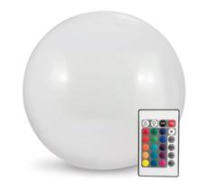 LED RGBW Solárna lampa BALL LED/1,2V pr. 30 cm IP65 + diaľkové ovládanie