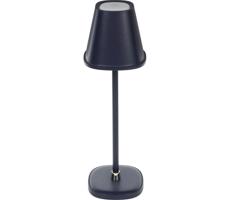 LED Stmievateľná nabíjacia stolná lampa LED/3W/1800 mAh tmavomodrá