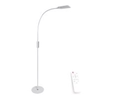 LED Stmievateľná stojacia lampa LED/9W/230V biela + diaľkové ovládanie