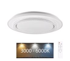 LED Stmievateľné kúpeľňové stropné svietidlo ADELA LED/72W/230V IP44 + DO