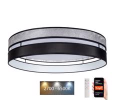 LED Stmievateľné stropné svietidlo LIMA LED/36W/230V Wi-Fi Tuya+ DO čierna/strieborná