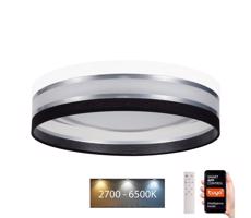 LED Stmievateľné stropné svietidlo SMART CORAL 24W/230V Wi-Fi Tuya čierna/biela +DO