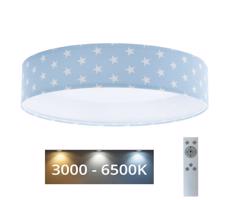 LED Stmievateľné svietidlo GALAXY KIDS LED/24W/230V hviezdičky modrá/biela + DO