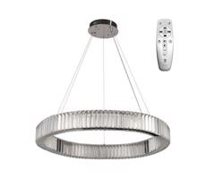 LED Stmievateľný luster na lanku LED/50W/230V 3000-6500K chróm + diaľkové ovládanie