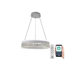 LED Stmievateľný luster na lanku LED/90W/230V 3000-6500K biela + diaľkové ovládanie