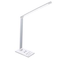 LED Stolná lampa s bezdrôtovým nabíjaním VARIO LED/5W/230V 3000-6000K biela