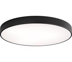 LED Stropné svietidlo CLEO LED/96W/230V 4000K pr. 80 cm čierna