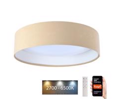 LED Stropné svietidlo SMART GALAXY LED/24W/230V Wi-Fi Tuya béžová/biela + DO