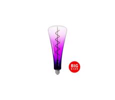 LED Žiarovka FILAMENT SHAPE T110 E27/5W/230V 1800K fialová