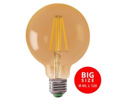 LED Žiarovka LEDSTAR AMBER G80 E27/8W/230V 2200K