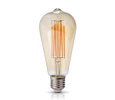 LED Žiarovka VINTAGE FST64 E27/7W/230V 2700K