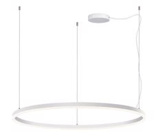 LED2 LED2 - LED Stmievateľný luster na lanku CIRCLE 80W/230V 3000K/4000K pr. 100cm biela