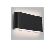 LED2 LED2 - LED Vonkajšie nástenné svietidlo FLAT 2xLED/5W/230V IP65 čierna