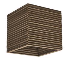 Ledvance Ledvance - Stropné svietidlo DECOR CARDBOARD 1xE27/15W/230V 25x25 cm