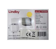 Lindby Lindby - LED Nástenné svietidlo QUASO LED/4W/230V