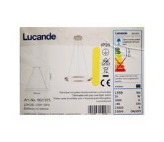 Lucande Lucande - LED Stmievateľný luster na lanku LYANI LED/20,5W/230V